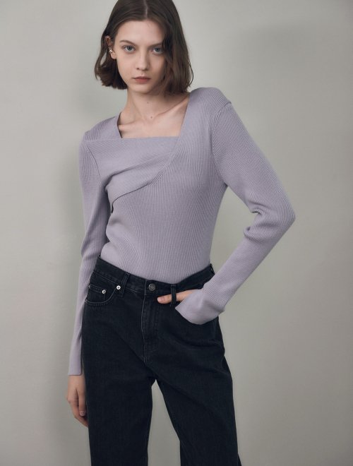 Cross Overwrap Knit
