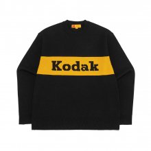 코다커리 워딩 스웨터 BLACK