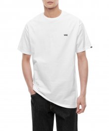 레프트 체스트 로고 반소매 티셔츠 - 화이트:블랙 / VN0A3CZEYB21