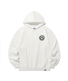 LOGO&SMILEY HOODIE_WHITE(IK2DSMM400A)