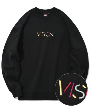 비전스트릿웨어(VISION STREETWEAR) VSW Splash Crewneck Black 상품 이미지