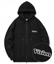 VSW N-Logo Hood Zip-up Black