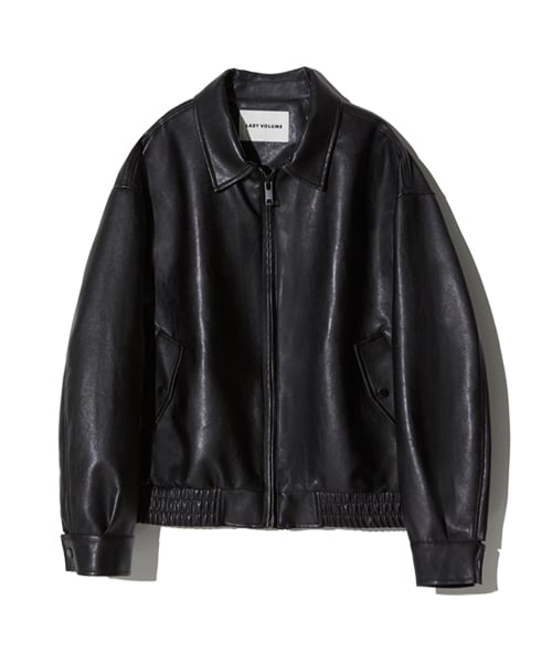 leather jacket - MUSINSA