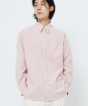 파나컬트(FANA CULT) 릴랙스핏 링클프리 셔츠 - 페일 핑크