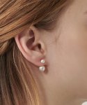 티오유(TOU) [Silver925] CR015 2 way pearl earrings