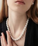 티오유(TOU) CRH004 Classic mood semi bold pearl necklace