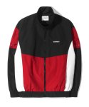큐티에잇(QT8) BN Old Track Jacket (Black/Red)