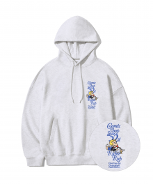 RICHIE RICH EMBROIDERY HOODIE [LIGHT GREY]