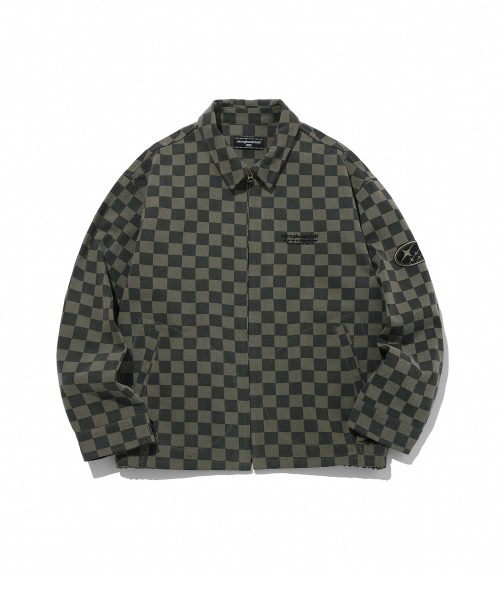 ジャケット [NICEGHOSTCLUB]SHINING SYMBOL ZIP JACKET_KHAKI(NG2CSUB931A ジャケット [NICEGHOSTCLUB]SHINING SYMBOL ZIP JACKET_KHAKI