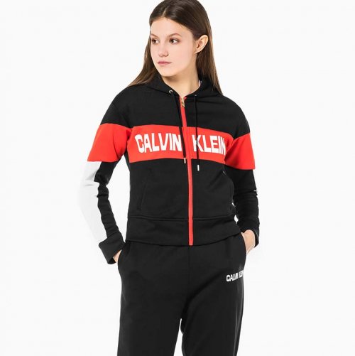 캘빈클라인 퍼포먼스(CALVIN KLEIN PERFORMANCE) 여성 씨엔와이 스웨트 풀 집_4WH1J404001 - 99,500 | 무신사 스토어
