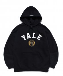 FELT EMBLEM LOGO HOODIE BLACK