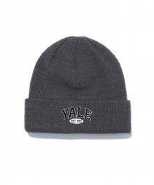 2 TONE ARCH LOGO BEENIE CHARCOAL