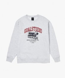 FC TEAMWORK GRAPHIC SWEAT-MELANGE GREY