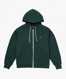 SIGNATURE BASIC FULL ZIP-UP HOODIE-GREEN