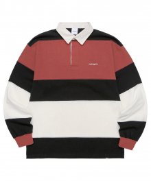 RUGBY POLO LS TEE RED(MG2CSMT557A)