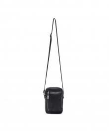 CRUMPLE MINI CROSS BAG BLACK