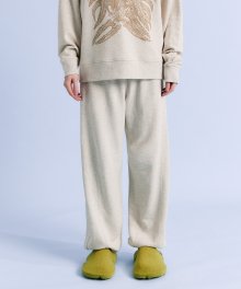 SHORE WIDE SWEAT PANTS OATMEAL