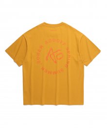 BACK LOGO T-SHIRT MUSTARD