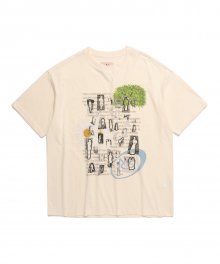 POLLAGE T-SHIRT IVORY