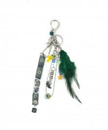 Feather Key Ring [Green]