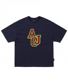 Boucle Embroidered T-Shirt [Navy]