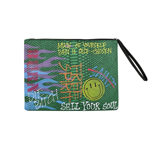 HAND WORK FREE CLUTCH_GRN