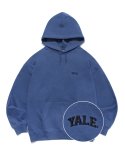 예일(YALE) [ONEMILE WEAR] SMALL ARCH HOODIE VTG BLUE