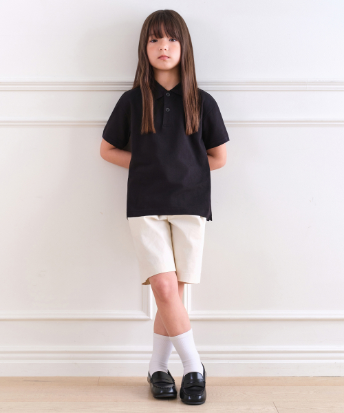 무신사 스탠다드 키즈(musinsastandardkids) [쿨탠다드] 피케 폴로 셔츠 [블랙]