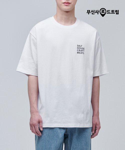 무신사 스탠다드(Musinsa Standard) 소금집 반팔 티셔츠 [화이트] - 21,900 | 무신사