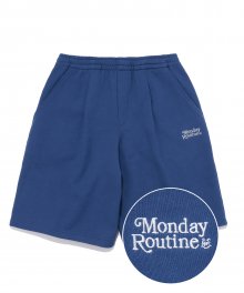 MONDAY ROUTINE HALF PANTS NAVY