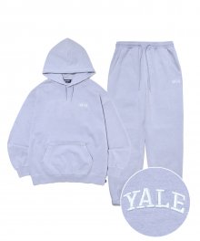 [ONEMILE WEAR] SMALL ARCH HOODIE+SWEAT PANTS LAVENDER