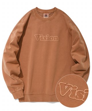 비전스트릿웨어(VISION STREETWEAR) VSW Line Crewneck Chocolate 상품 이미지