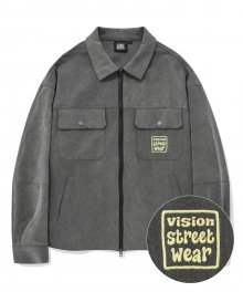VSW Washed 2PK Jacket Charcoal