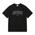 척() 시그니처 라인 로고 티셔츠 (블랙)