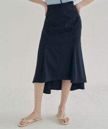 KACK PANEL LONG SKIRT BLUE NAVY