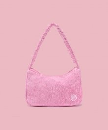 TERRY SHOULDER BAG PINK