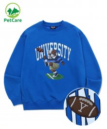 RUGBY UNIVERSITY DAN CREWNECK BLUE