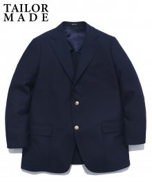 [TAILOR-MADE] ALFRED BROWN NAVY BLAZER