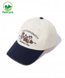 EMBROIDERY BULLDOG CLUB CAP IVORY