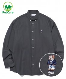 PREPPY UNIVERSITY DAN SHIRTS CHARCOAL