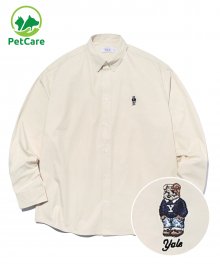 PREPPY UNIVERSITY DAN SHIRTS IVORY