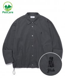 HERITAGE UNIVERSITY DAN COACH SHIRTS CHARCOAL