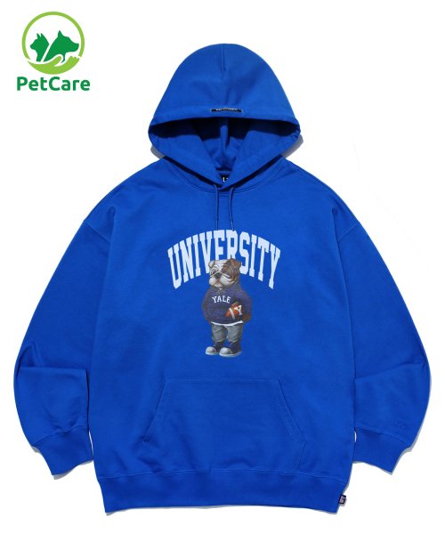 예일(YALE) (Team Words) UNIVERSITY DAN HOODIE BLUE - 사이즈 & 후기 | 무신사