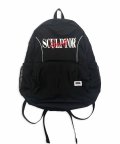 Nylon Slouch Backpack Black