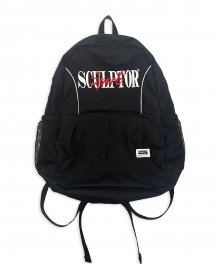 Nylon Slouch Backpack Black