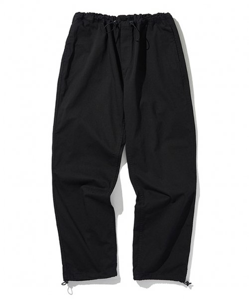 Удобные хлопковые брюки на завязках (BLACK)