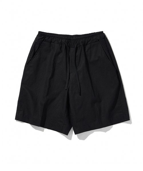 Льняные шорты Soso (black)