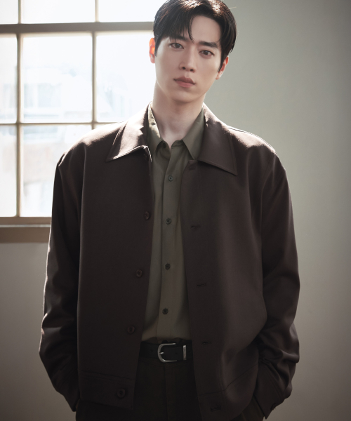 드로우핏(drawfit) 도브 울 미니멀 라인 자켓 [DARK BROWN]