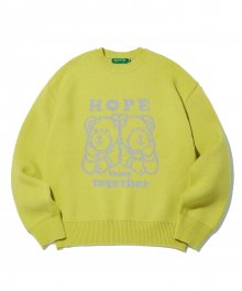 HTT Jacquard Knit_Lime