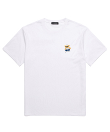 GOLF BEAR  오버핏 반팔 티셔츠 (VNDTS207) 화이트